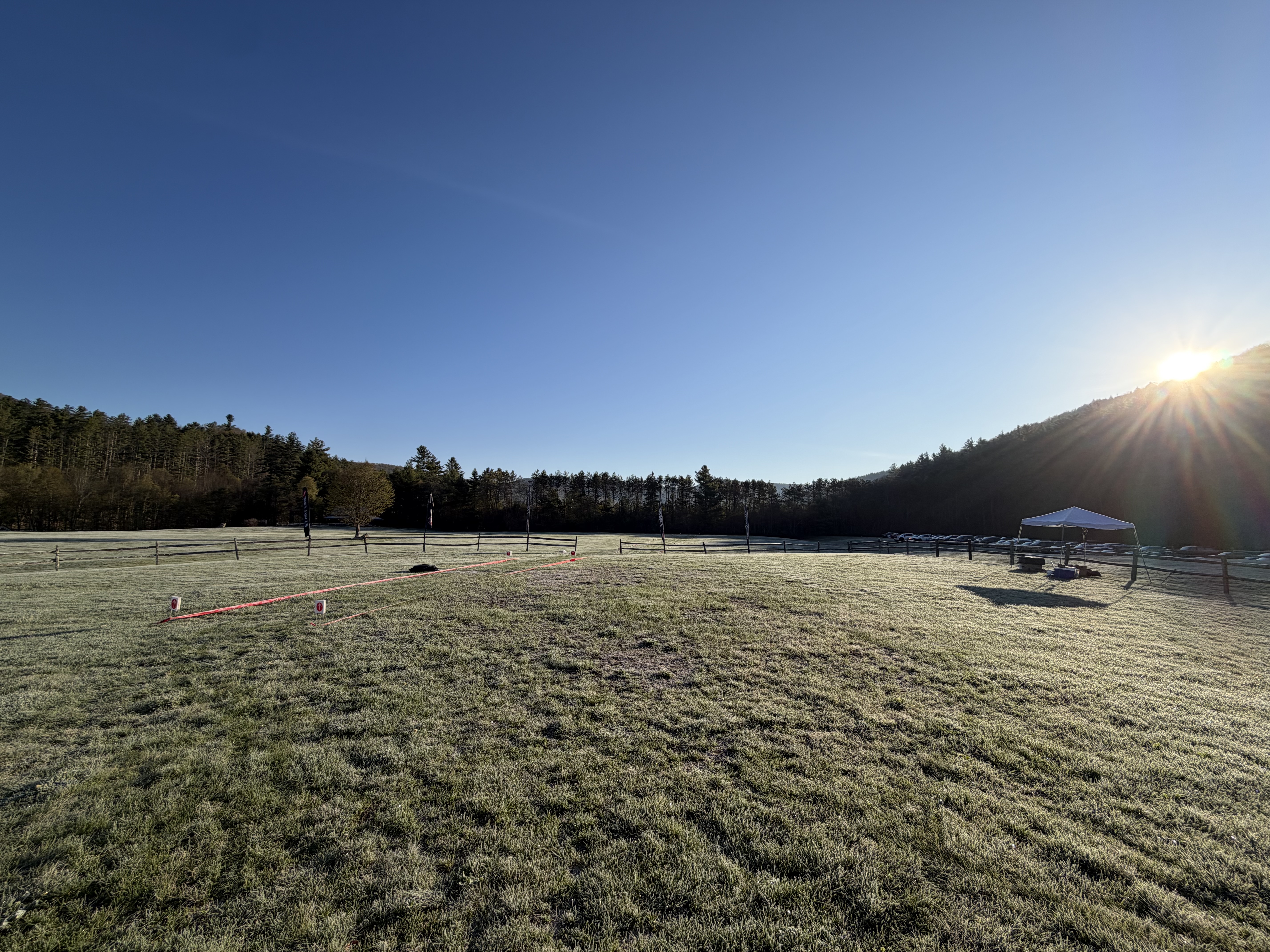 Morning light at the Bloodroot Ultra 50K, Green Mountains, Vermont